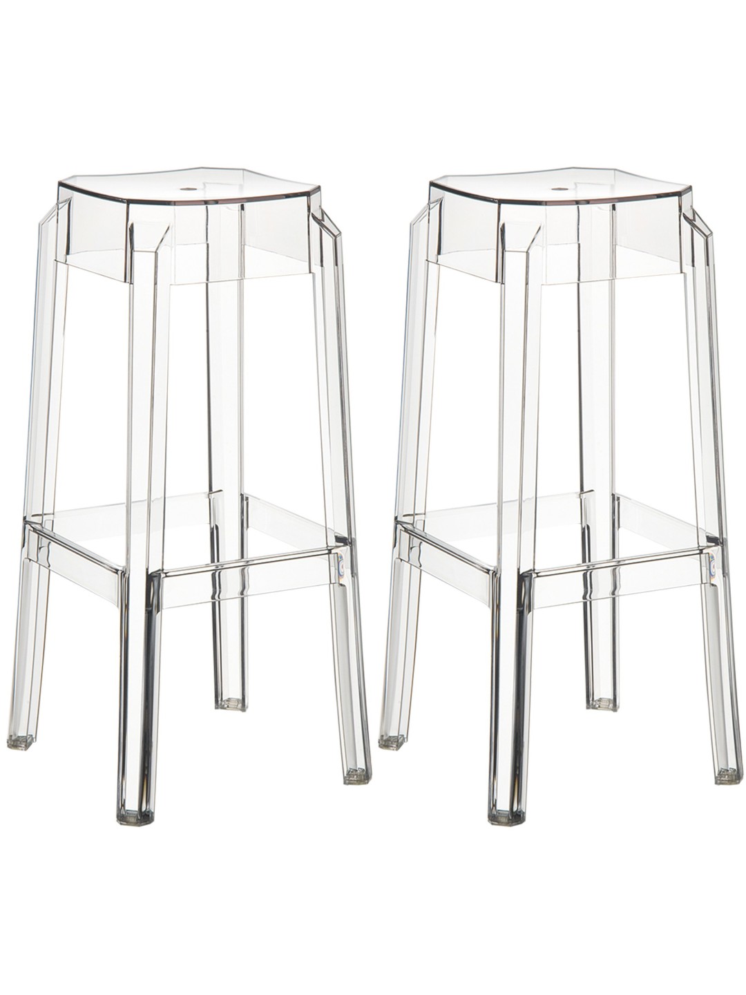 Set van 2 barkrukken Fox, transparant