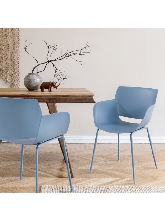 Alpena-stoel, blauw
