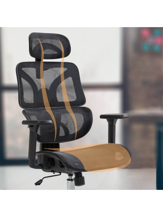 Bureaustoel Deshler, zwart