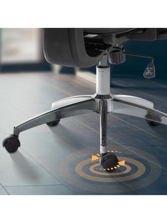 Bureaustoel Deshler, zwart