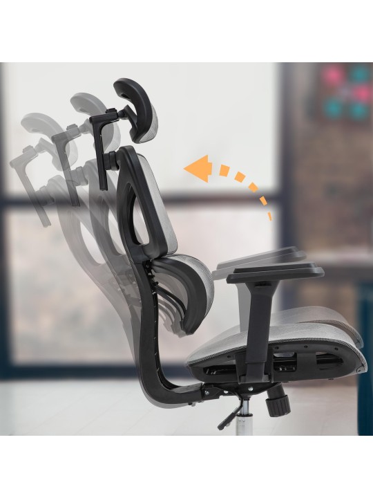 Bureaustoel Deshler, grijs