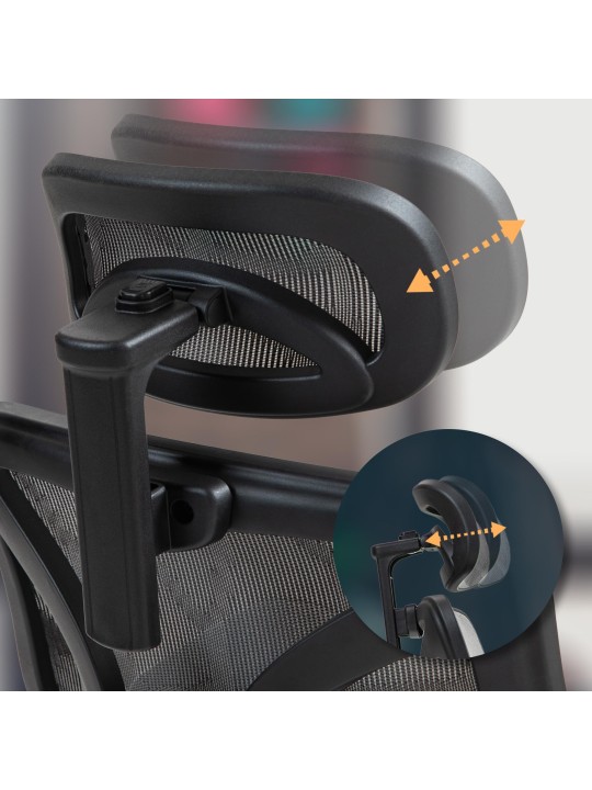 Bureaustoel Deshler, grijs