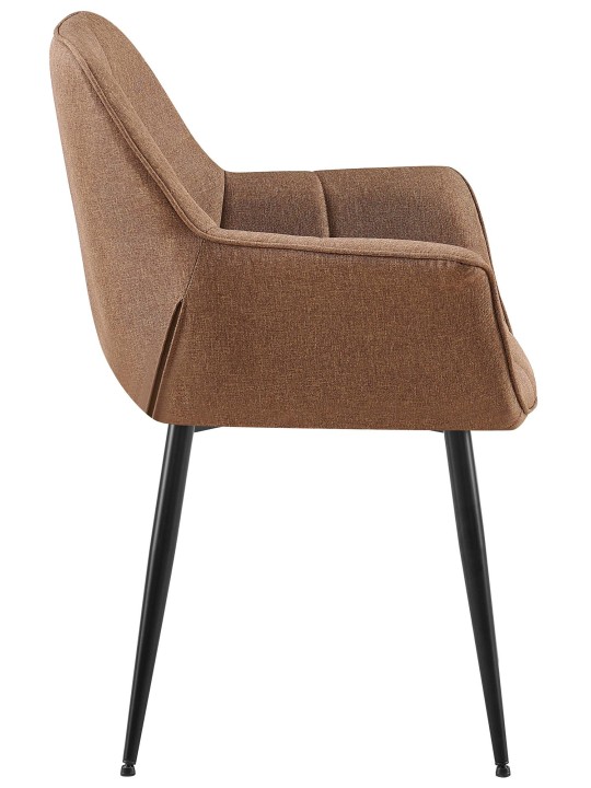 Eetkamerstoel Roseville stof, taupe