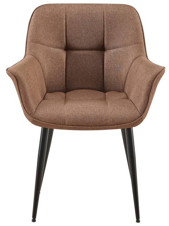 Eetkamerstoel Roseville stof, taupe