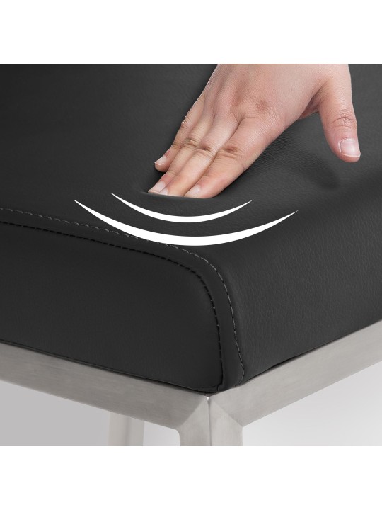 Colmar eetkamerstoel, zwart