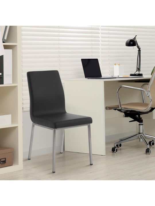 Colmar eetkamerstoel, zwart