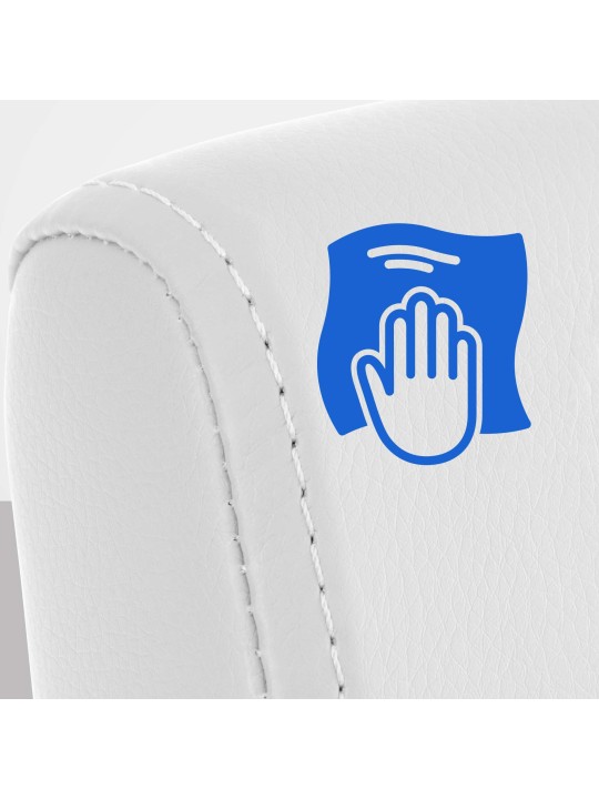 Colmar eetkamerstoel, wit