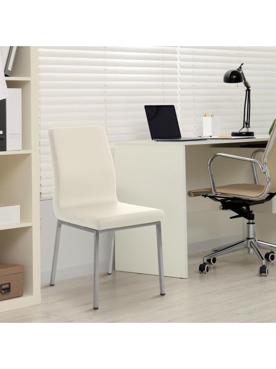 Colmar eetkamerstoel, crème