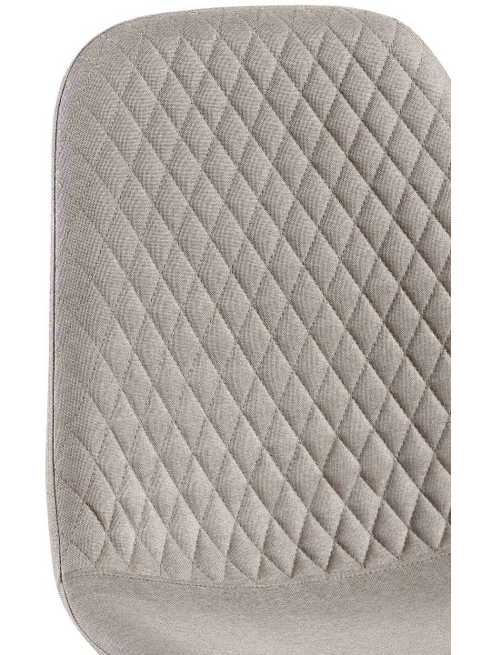 Stoel Giverny stof, grijs