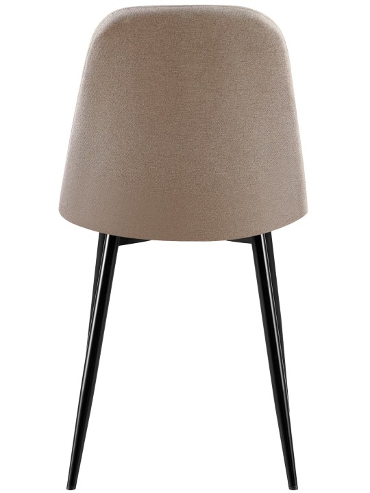 Stoel Giverny stof, grijs