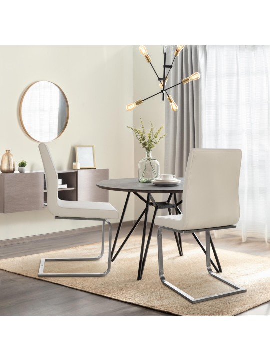 Belfort eetkamerstoel, crème