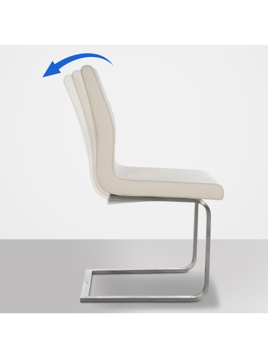 Belfort eetkamerstoel, crème