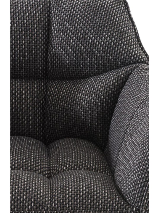 Barkruk Damaso B stof met 4-poots frame, titaniumgrijs Barkruk Damaso B stof met 4-poots frame, titaniumgrijs