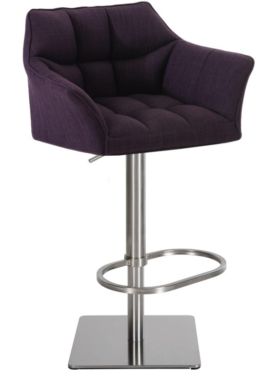 Barkruk Damaso E stof, lila