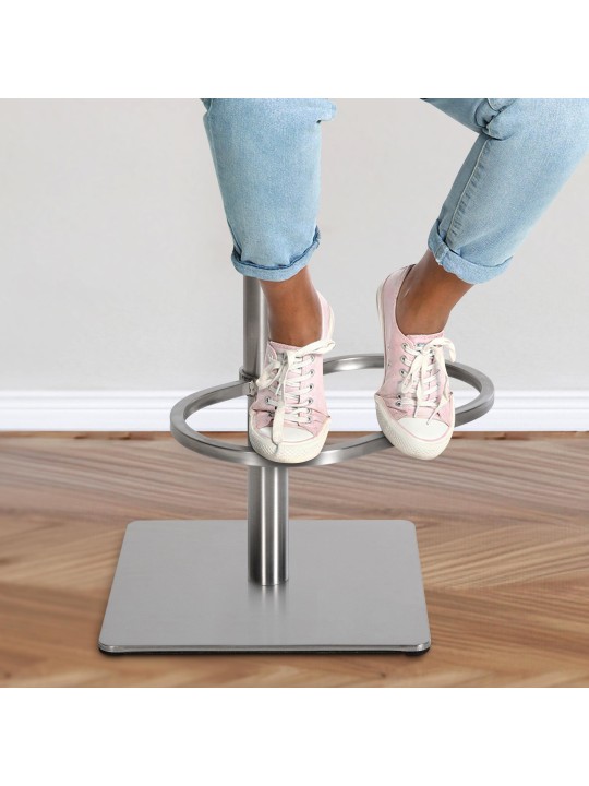 Barkruk Damaso E stof, wit