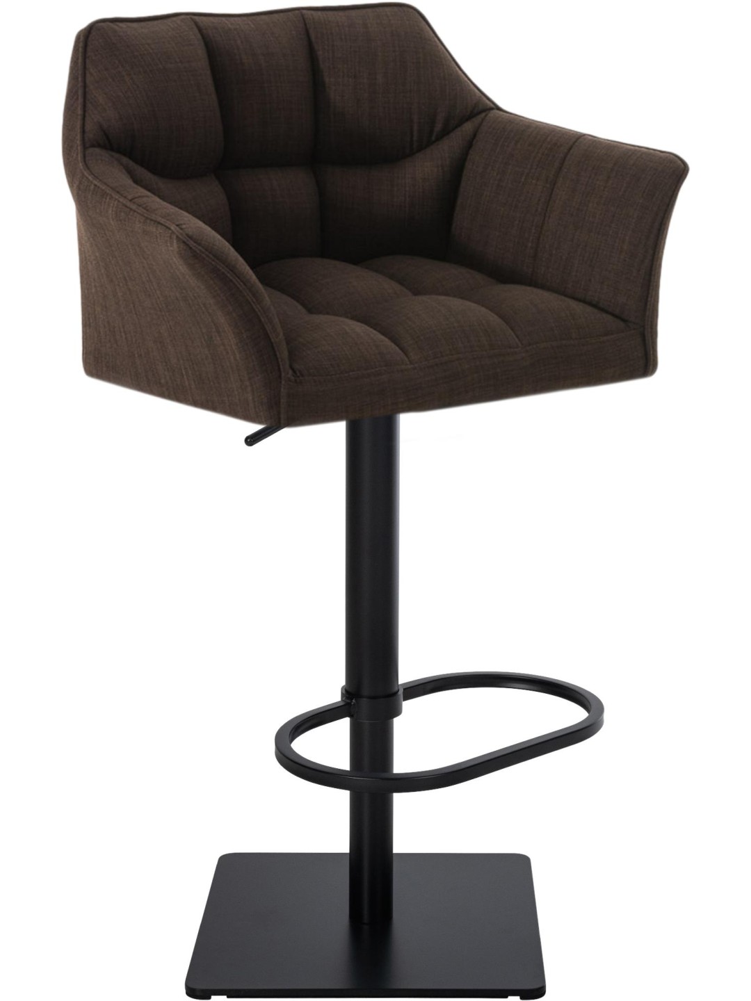 Barkruk Damaso B stof, bruin