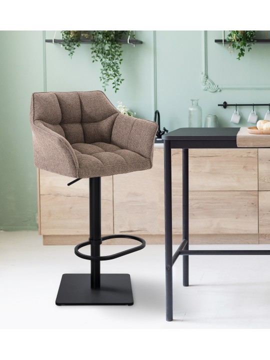 Barkruk Damaso B stof, terrabruin Barkruk Damaso B stof, terrabruin