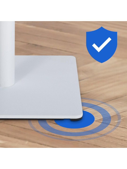 Barkruk Damaso W stof, grijs