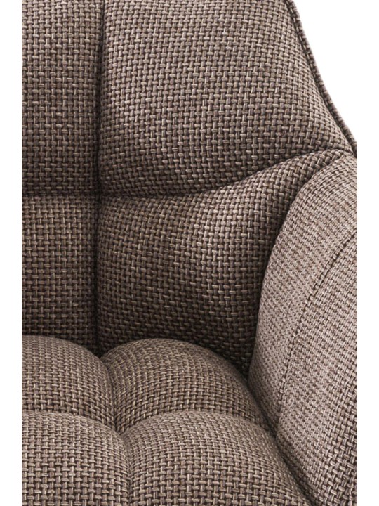 Set van 2 barkrukken Damaso stof, terrabruin Set van 2 barkrukken Damaso stof, terrabruin