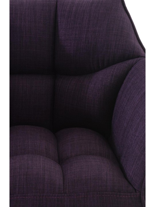 Set van 2 barkrukken Damaso stof, lila Set van 2 barkrukken Damaso stof, lila