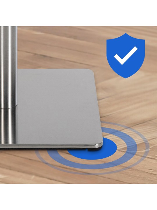 Set van 2 barkrukken Damaso stof roestvrij staal, donkergrijs Set van 2 barkrukken Damaso stof roestvrij staal, donkergrijs