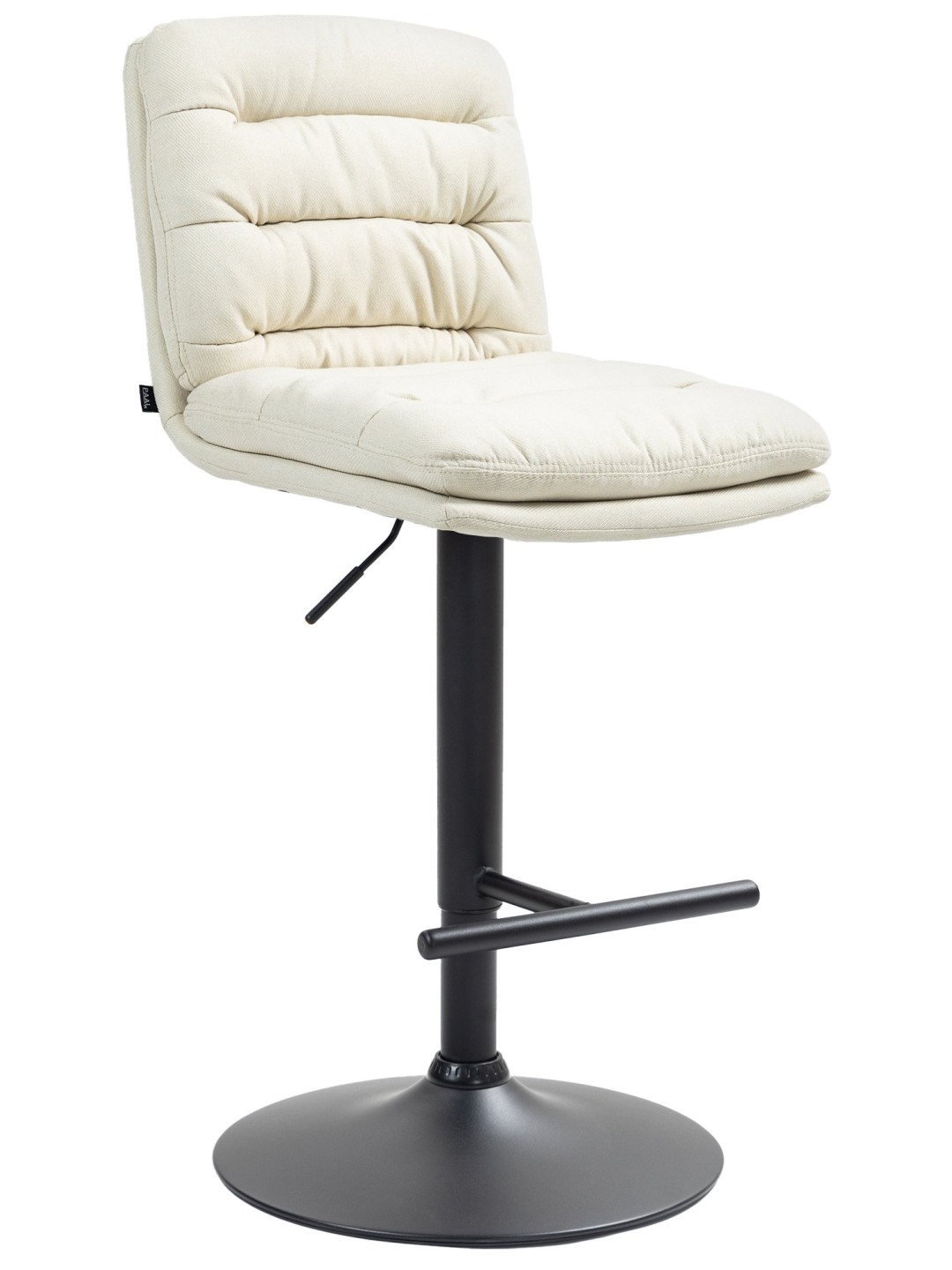 Barkruk Damar stof, crème