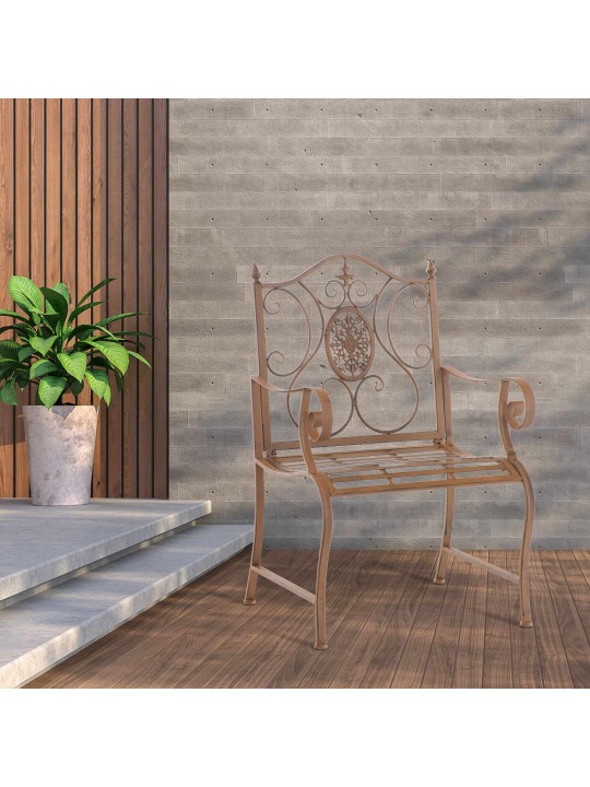 Set van 2 tuinstoelen Punjab, antiek bruin Set van 2 tuinstoelen Punjab, antiek bruin