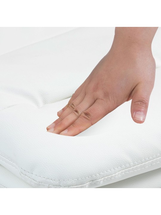 Set van 2 barkrukken Damar kunstleer chroom, wit Set van 2 barkrukken Damar kunstleer chroom, wit