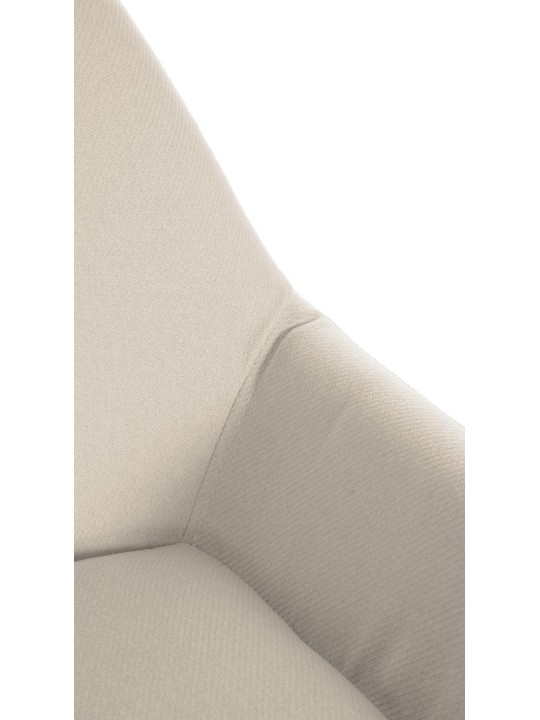 Set van 2 barkrukken Braga goud stof, crème