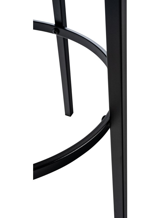 Barkruk Kamari fluweel, koffie