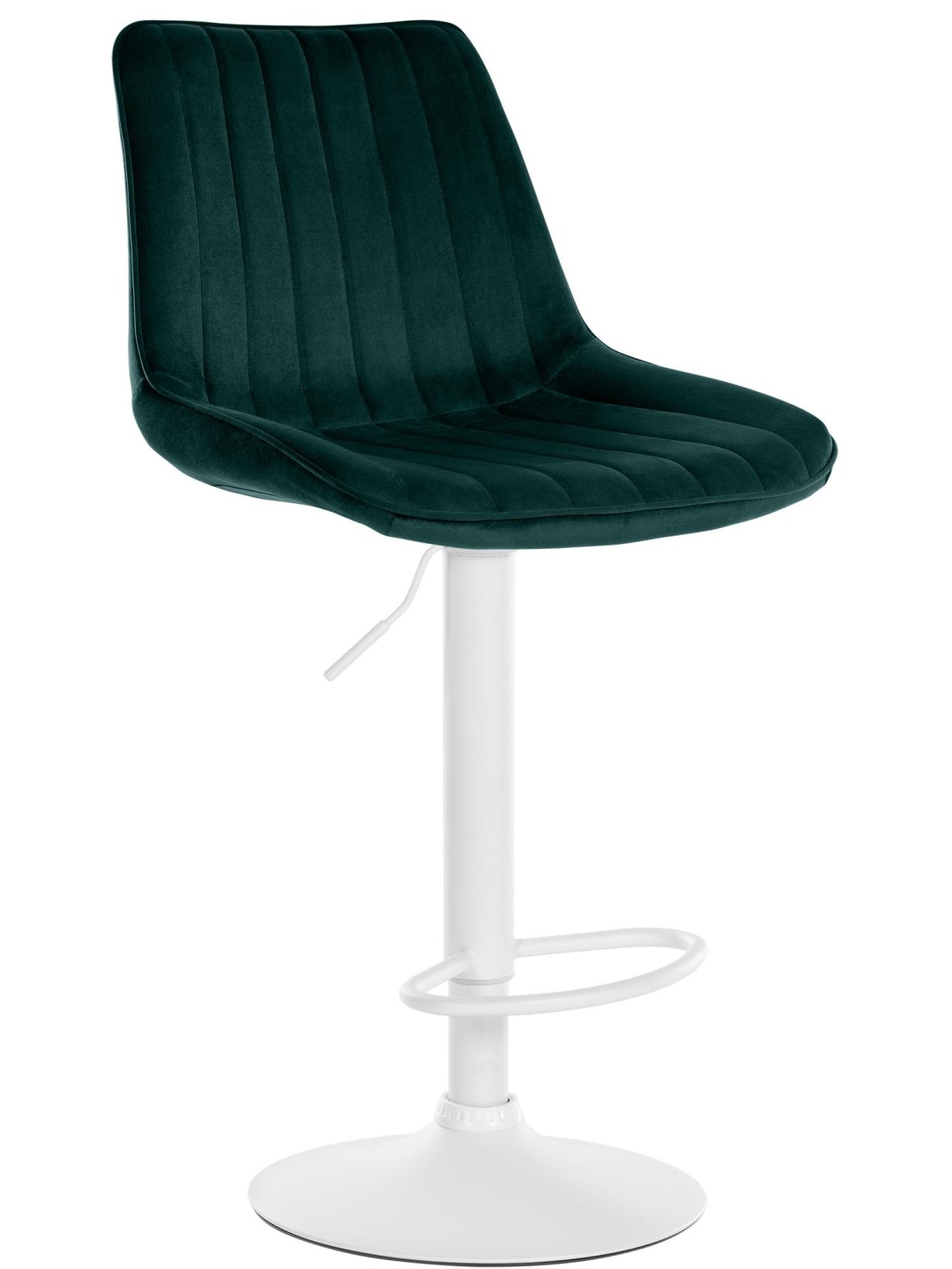 Barkruk Toni fluweel, groen