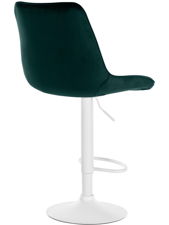 Barkruk Toni fluweel, groen