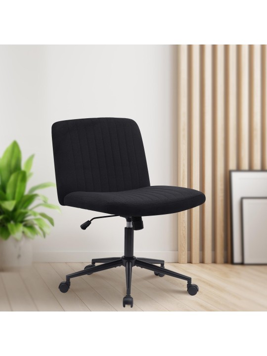 Bureaustoel Kingman stof, zwart