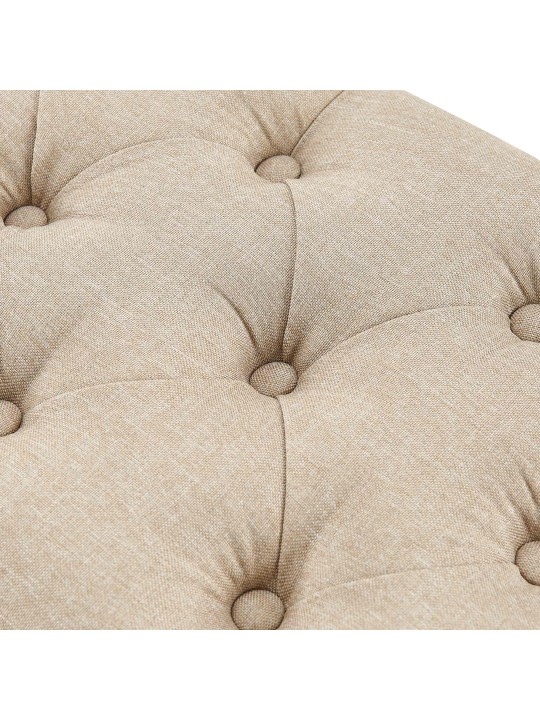 Bank Amun stof B100, taupe