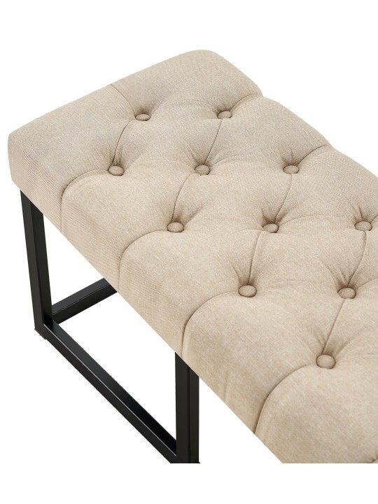 Bank Amun stof B150, taupe