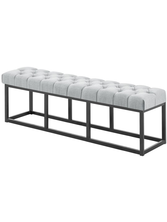 Bank Amun stof B150, grijs