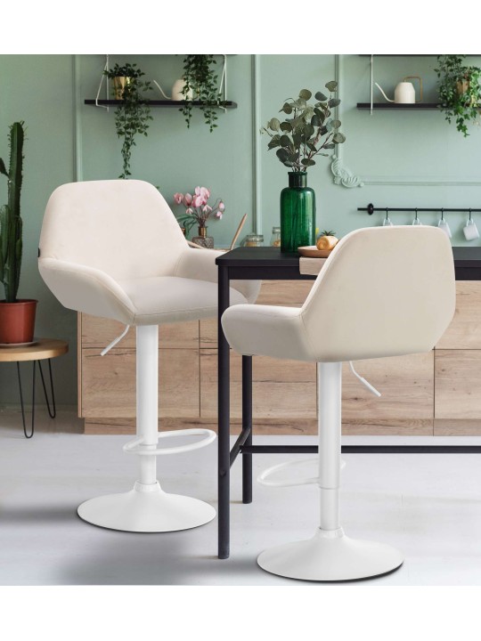 Barkruk Braga fluweel, crème Barkruk Braga fluweel, crème