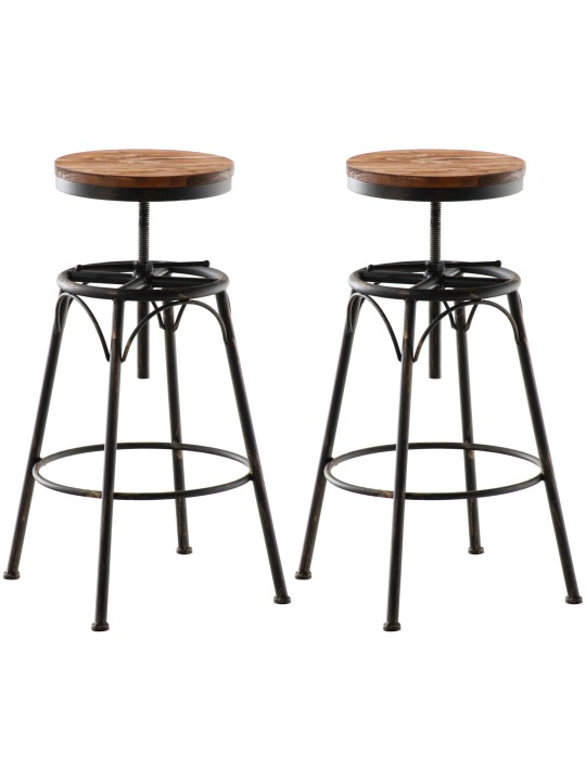 Set van 2 barkrukken Beam, brons Set van 2 barkrukken Beam, brons