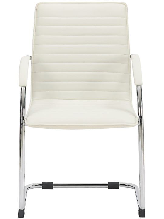 Bezoekersstoel Tira kunstleer, wit Bezoekersstoel Tira kunstleer, wit