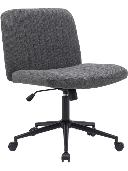 Bureaustoel Kingman stof, donkergrijs