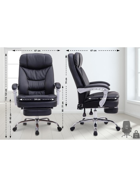 XL Troy bureaustoel, zwart XL Troy bureaustoel, zwart