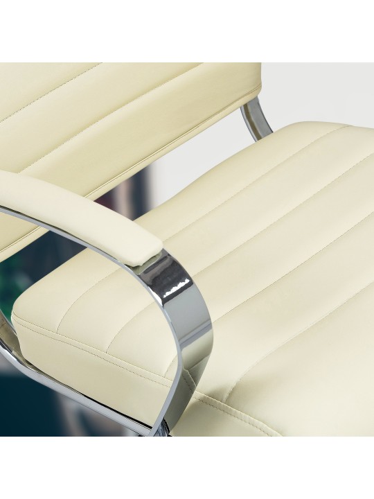 Bureaustoel Oakland kunstleer, crème