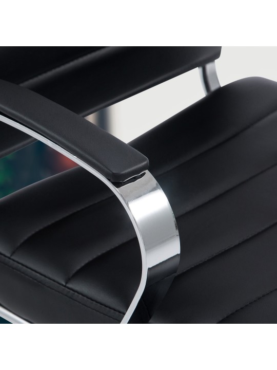 Bureaustoel Oakland kunstleer, zwart