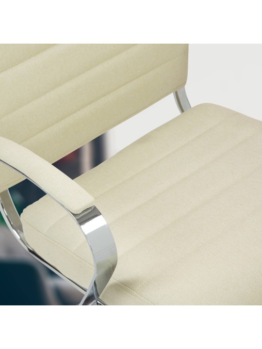 Bureaustoel Oakland stof, crème