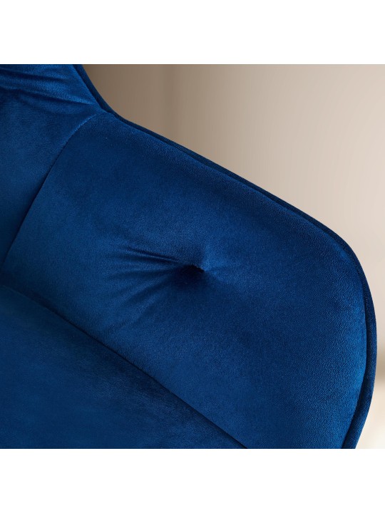 Set van 2 eetkamerstoelen Cassis, blauw