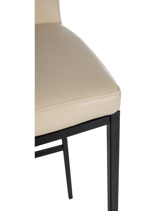 Barkruk Freeport kunstleer B, crème