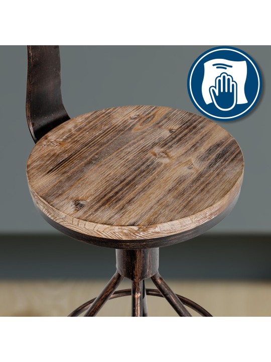 Barkruk Hanam, brons Barkruk Hanam, brons