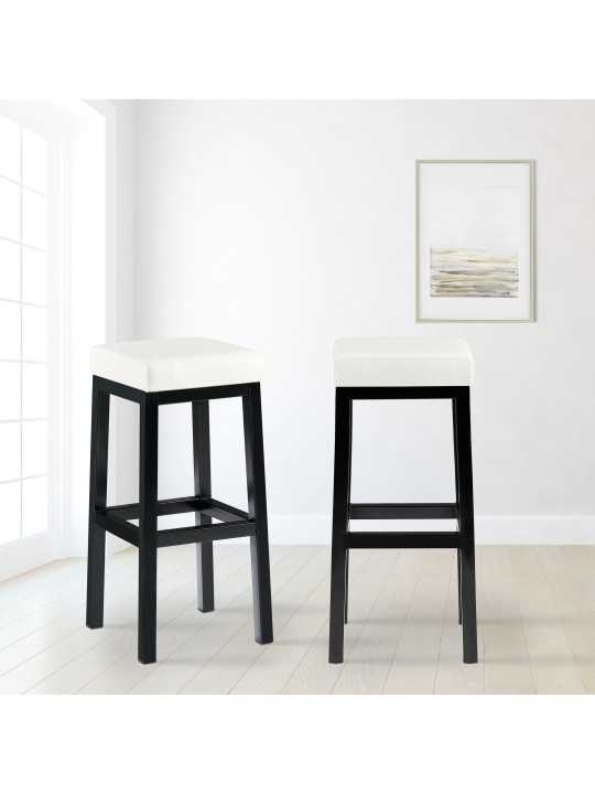 Barkruk Taylor B85 kunstleer, wit Barkruk Taylor B85 kunstleer, wit