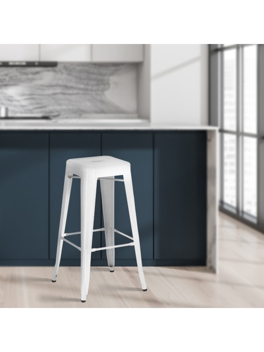 Barkruk Joshua, wit Barkruk Joshua, wit