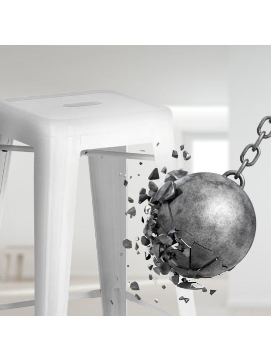 Barkruk Joshua, wit Barkruk Joshua, wit